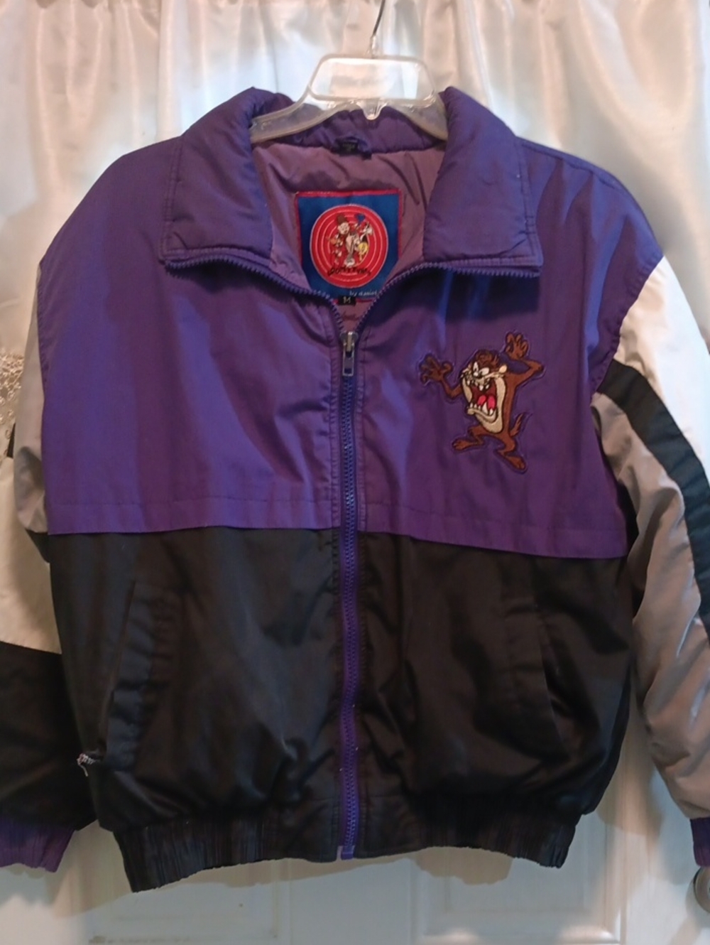 Looney Tunes Tazmanian Devil Jacket - Purple & Black